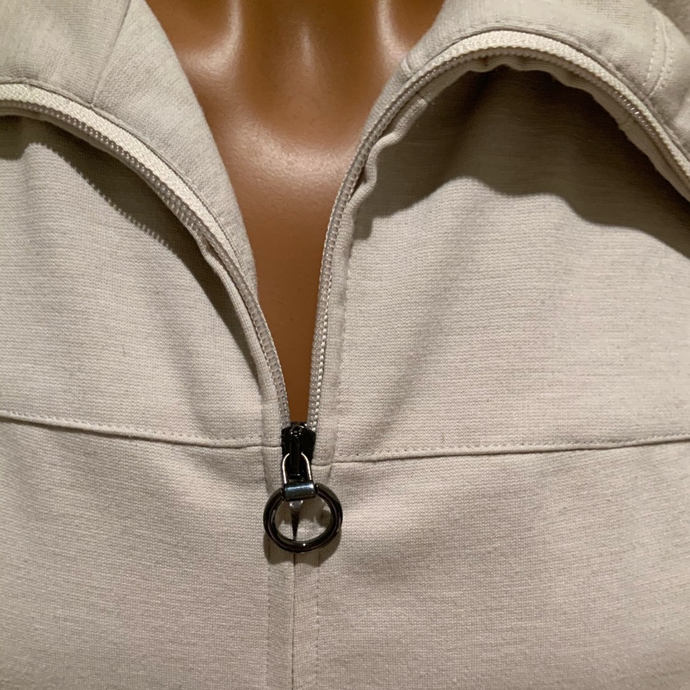 Beige/Oatmeal Long Jacket - Picture 5 of 13